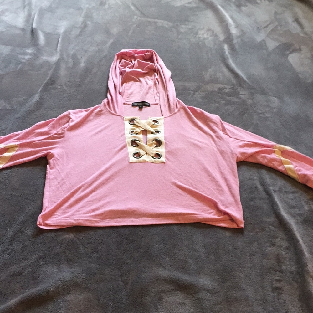 Pink crop top never worn